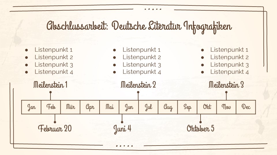 Free German Literature Thesis Infographics For Powerpoint 20
