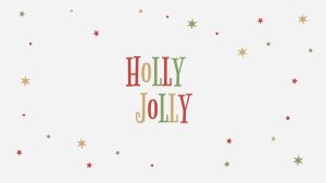 Free Holly Jolly Presentation Theme And Powerpoint Template 1