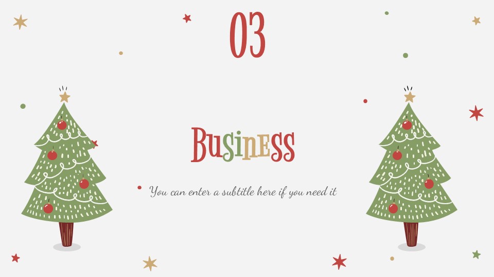 Free Holly Jolly Presentation Theme And Powerpoint Template 25