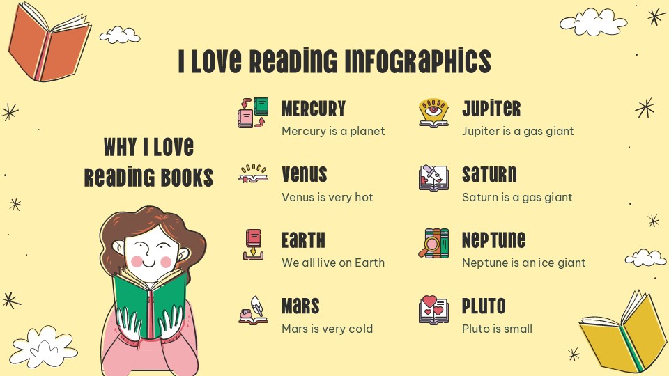 Free I Love Reading Infographics For Powerpoint 4