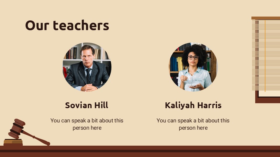 Free Law Center Presentation Template 15