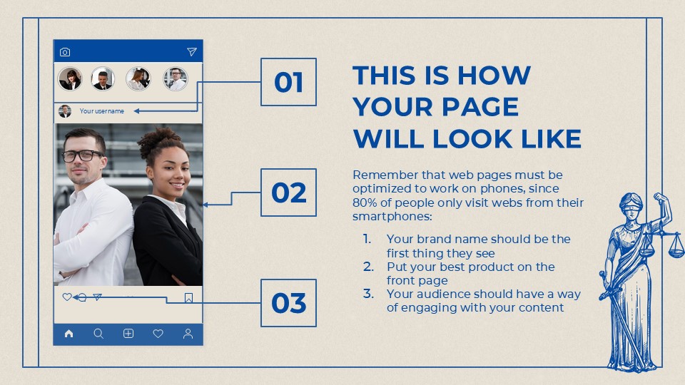 Free Lawyer Marketing Social Media Strategy Presentation Theme 13