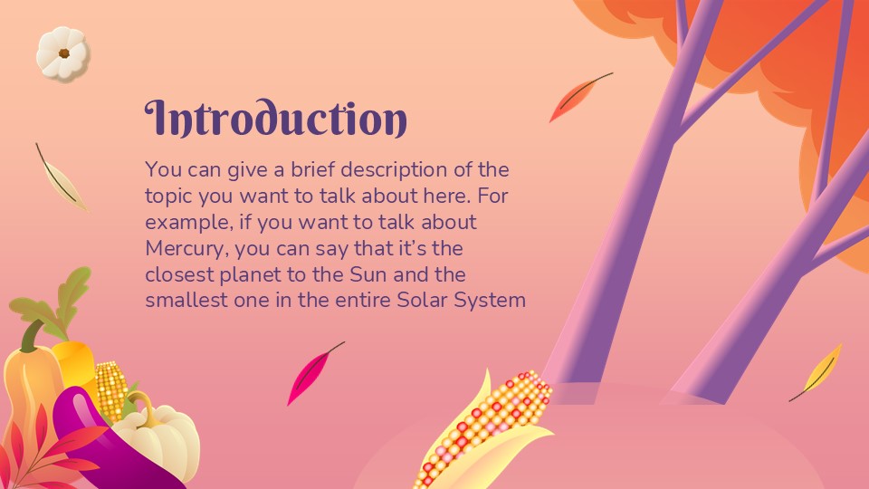 Free Learn More About Thanksgiving Presentation Template 3