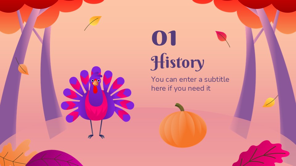 Free Learn More About Thanksgiving Presentation Template 4