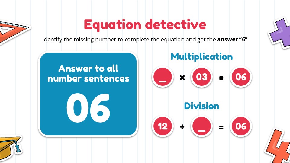 Free Math Workshop For Kids Powerpoint Template 19