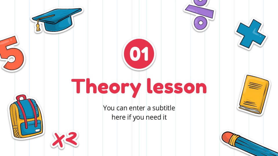 Free Math Workshop For Kids Powerpoint Template 3