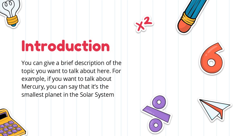 Free Math Workshop For Kids Powerpoint Template 4