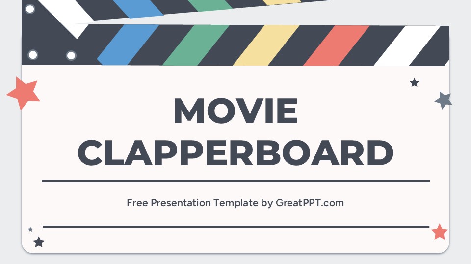 Free Movie Clapperboard Presentation Theme 1