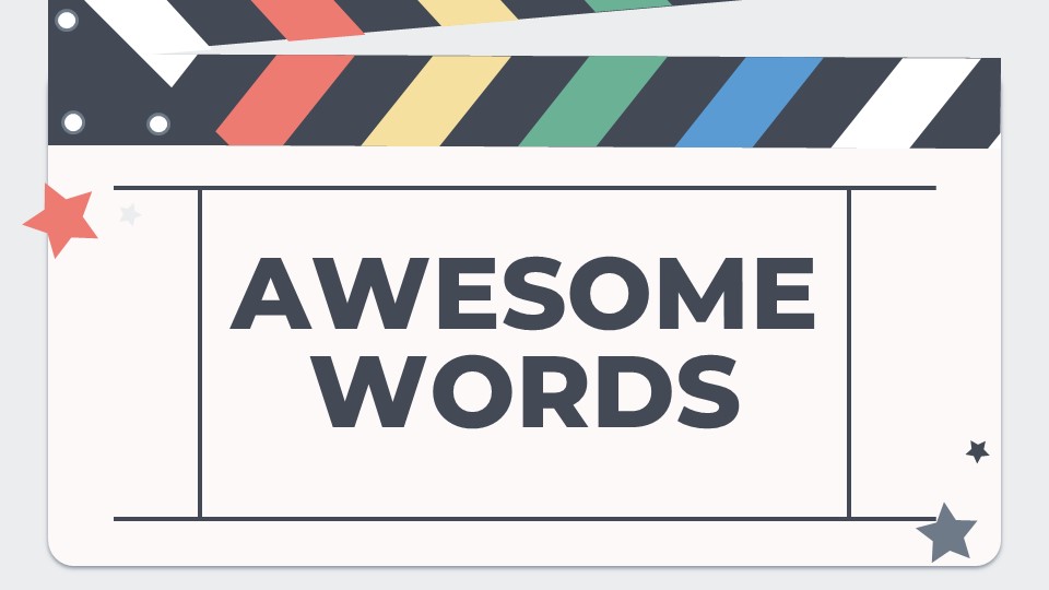 Free Movie Clapperboard Presentation Theme 12