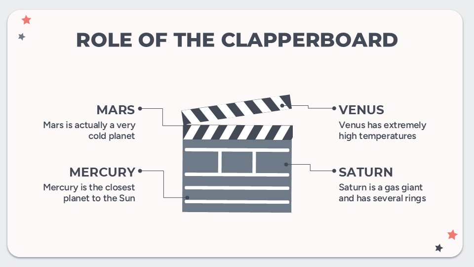 Free Movie Clapperboard Presentation Theme 23