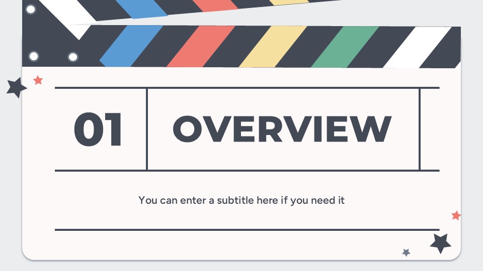 Free Movie Clapperboard Presentation Theme 5
