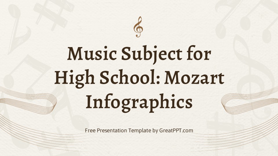 Free Music Subject For High School Mozart Infographics 1