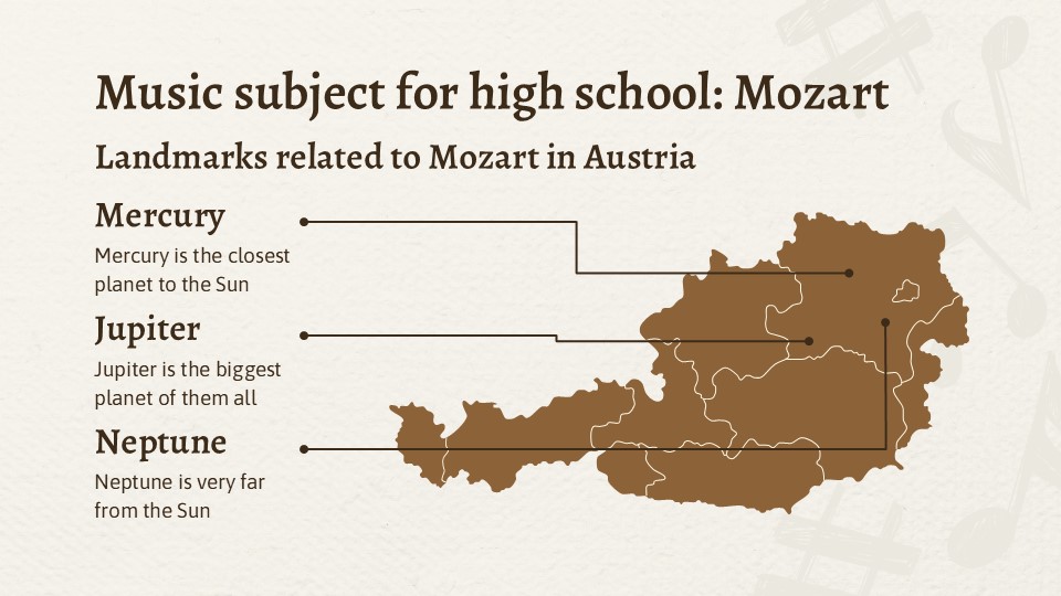 Free Music Subject For High School Mozart Infographics 9