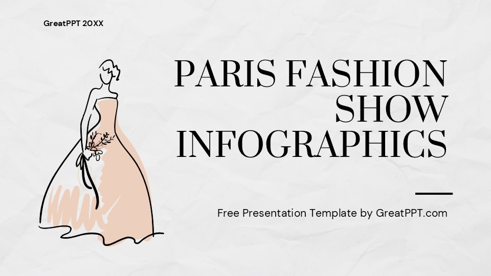 Free Paris Fashion Show Infographics For Powerpoint And Google Slides 1