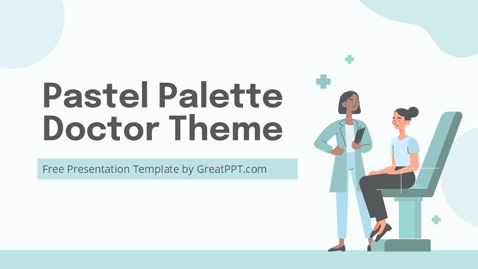 Free Pastel Palette Doctor Presentation Theme 1