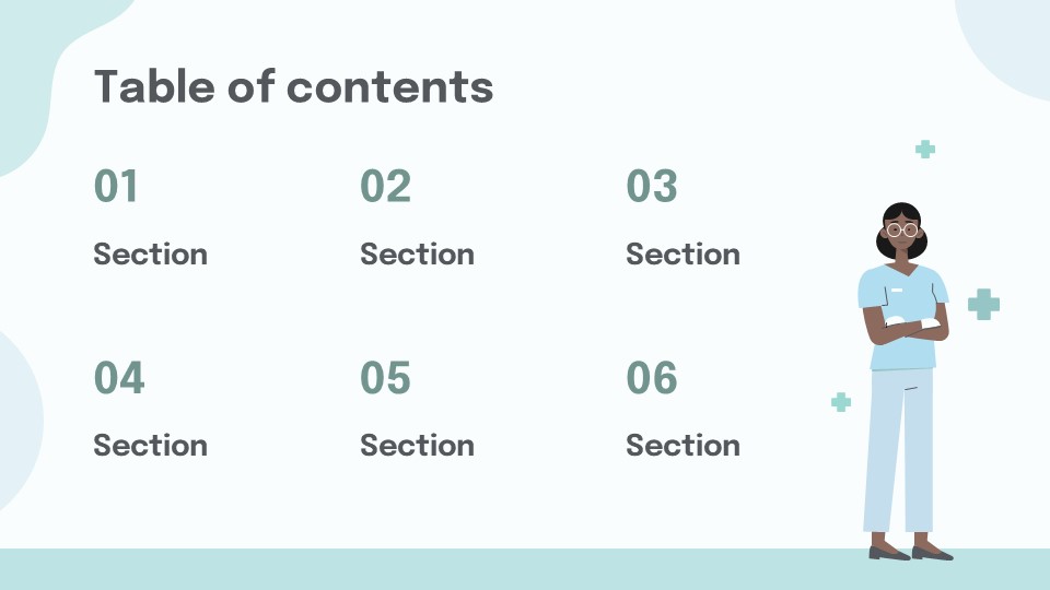 Free Pastel Palette Doctor Presentation Theme 2