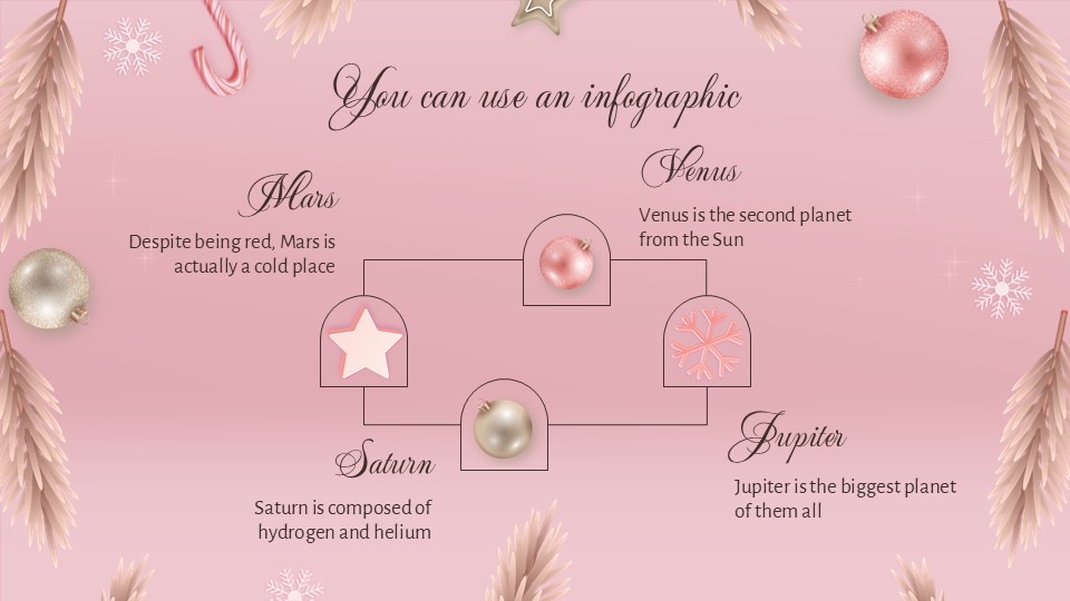 Free Pink Christmas Festivities Presentation Theme 10