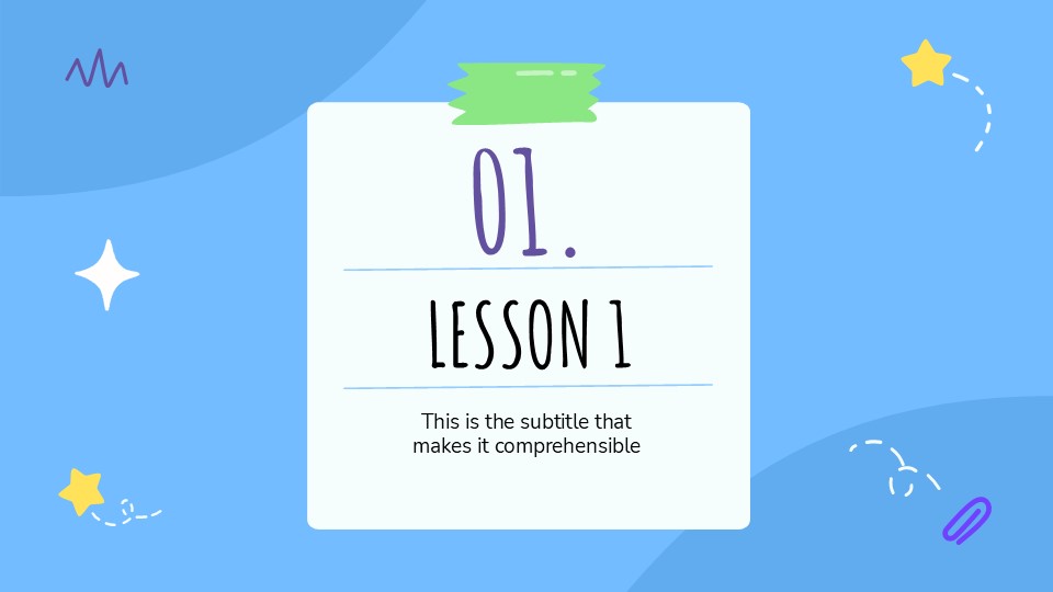 Free Presentation Mini Theme With Doodle Gifs 5