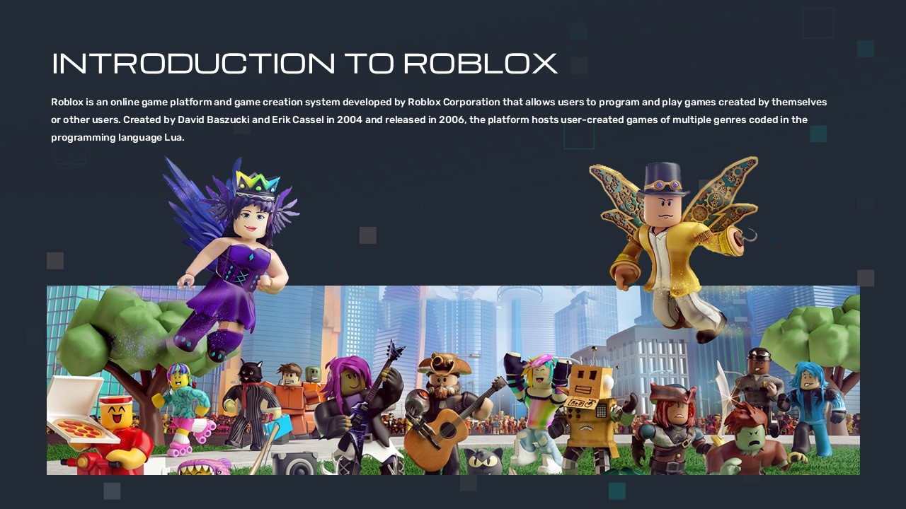 Free Roblox Powerpoint Template And Google Slides Theme 2