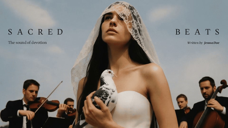 Free Sacred Beats Presentation Theme 1