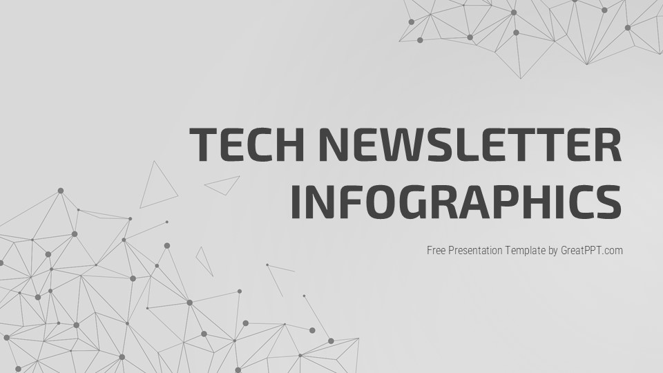 Free Tech Newsletter Infographics For Powerpoint And Google Slides 1
