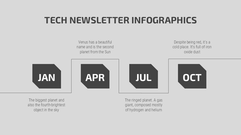 Free Tech Newsletter Infographics For Powerpoint And Google Slides 12