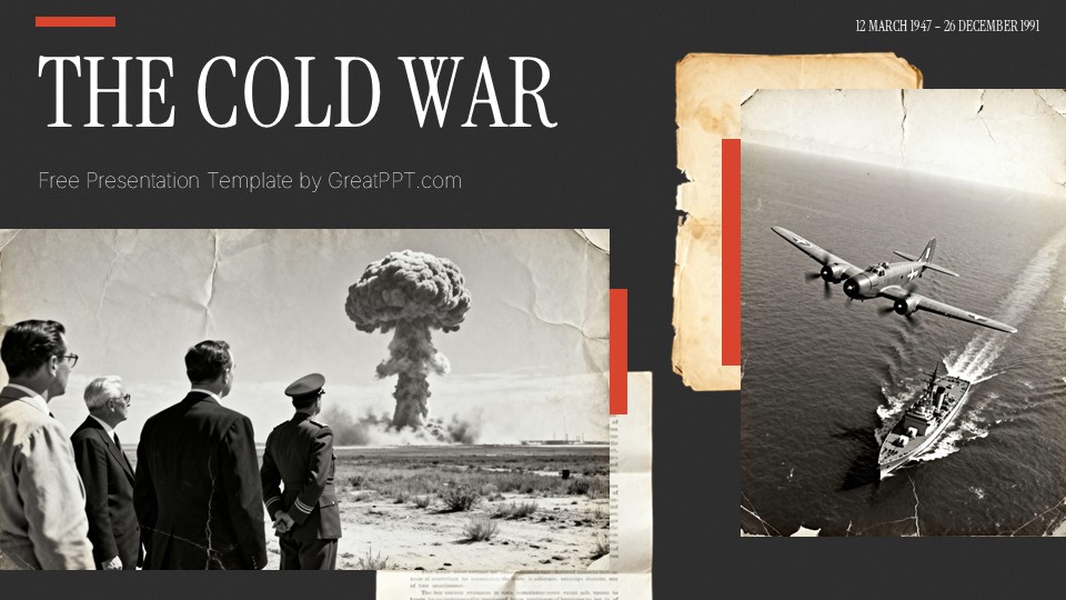Free The Cold War Presentation Theme And Powerpoint Template 1