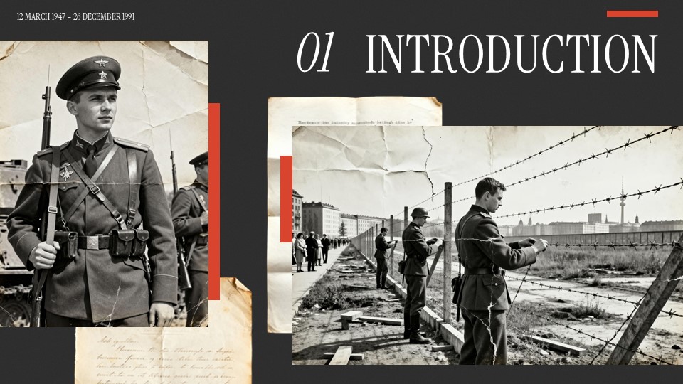 Free The Cold War Presentation Theme And Powerpoint Template 3