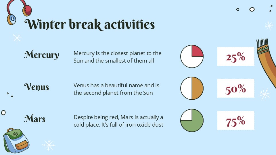 Free Winter Break Recap Presentation Theme 17