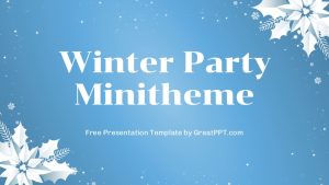 Free Winter Party Presentation Minitheme 1