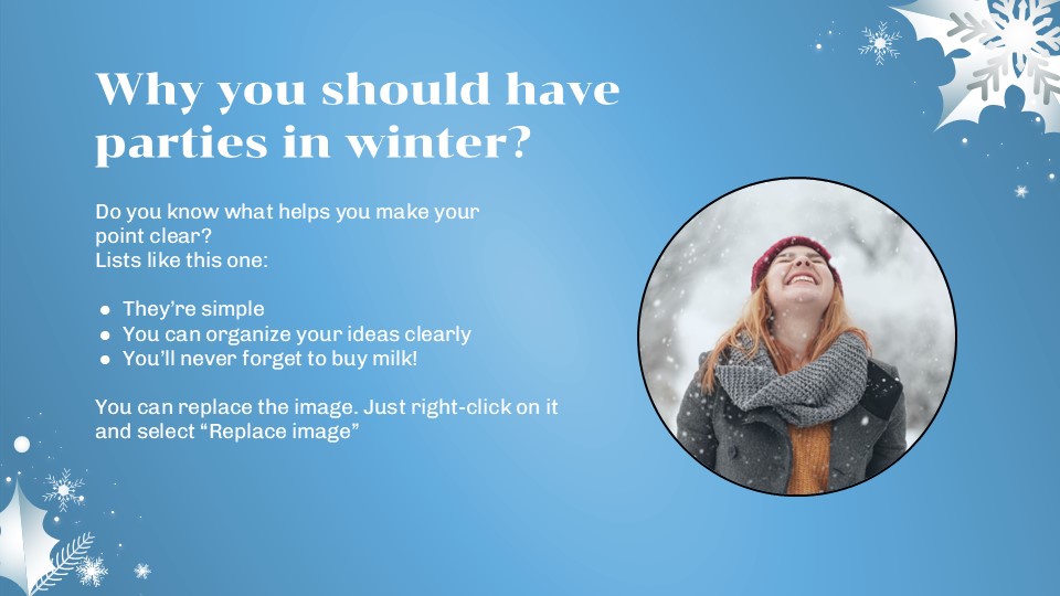 Free Winter Party Presentation Minitheme 5