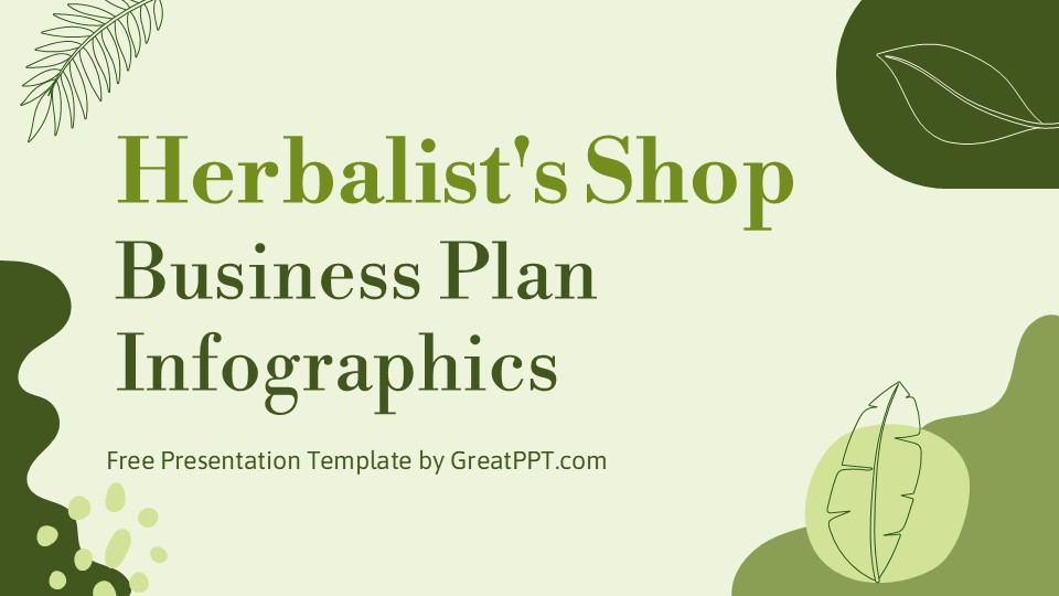 Herbalist's Shop Business Plan Infographics1