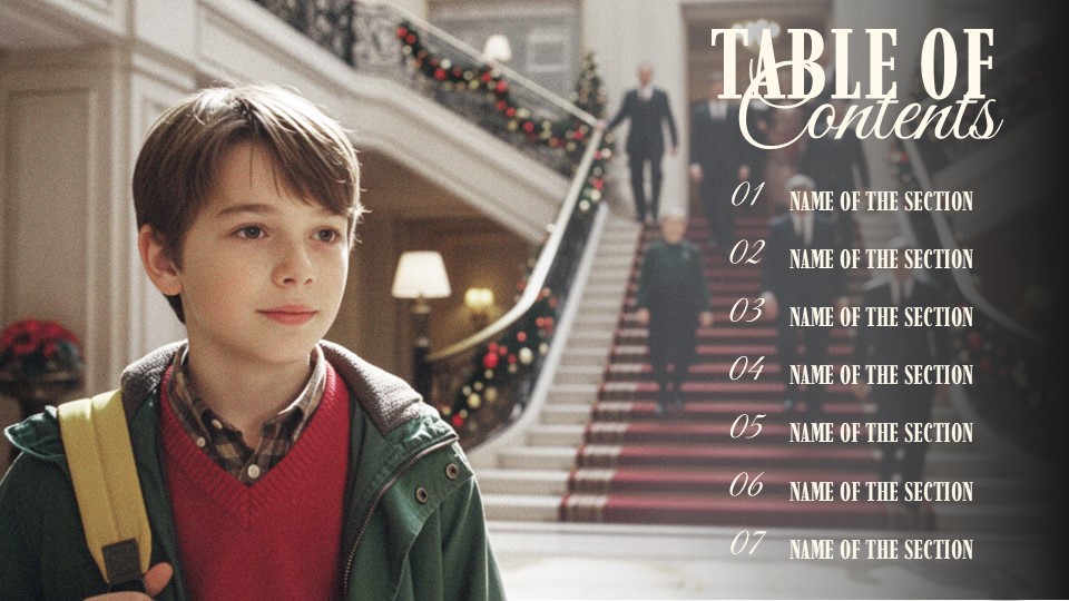 Home For Christmas Powerpoint Template 2