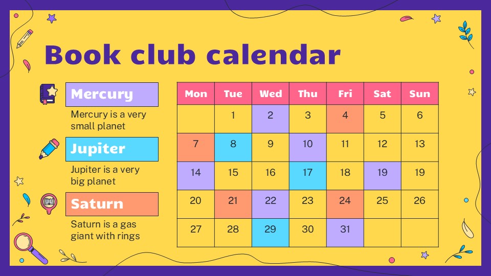 I Love Books Presentation Theme 32