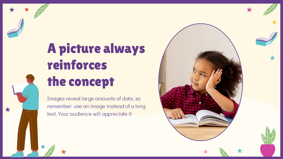 I Love Books And Reading Presentation Template 15