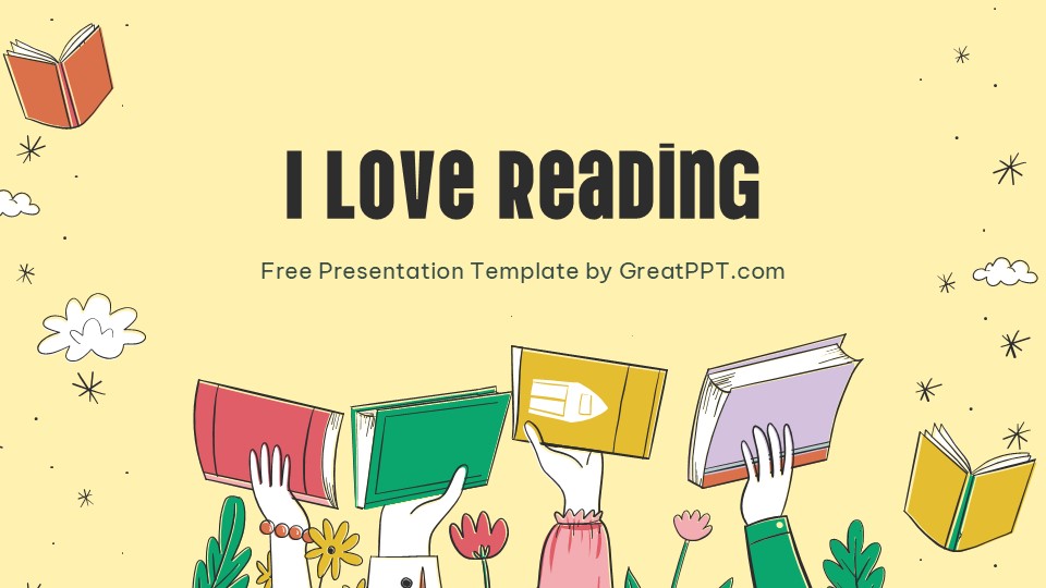 I Love Reading Presentation Theme 1