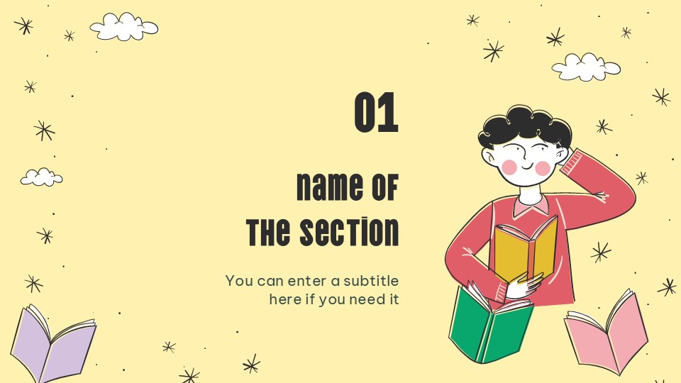 I Love Reading Presentation Theme 4