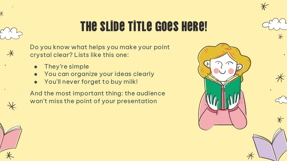 I Love Reading Presentation Theme 6