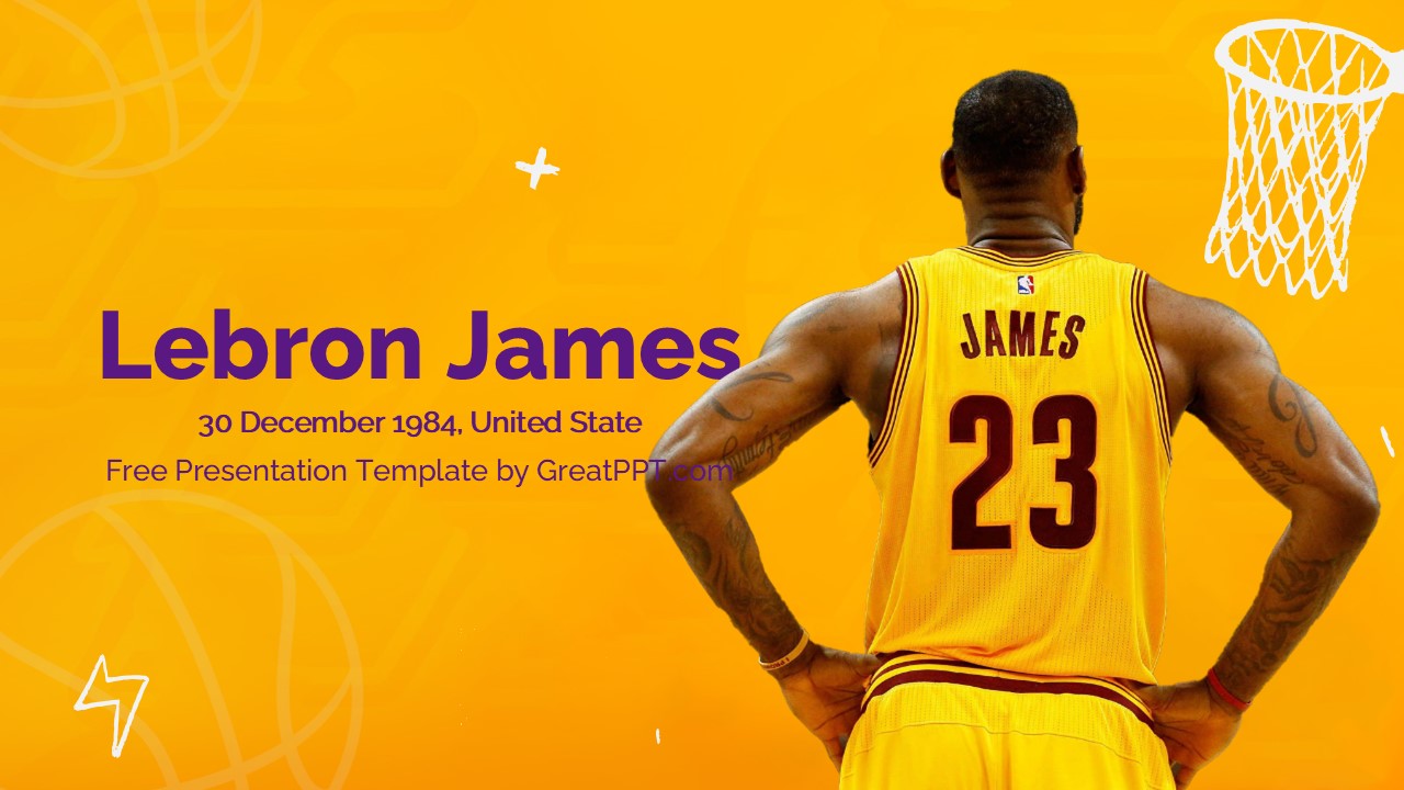 Lebron James Presentation Template 1