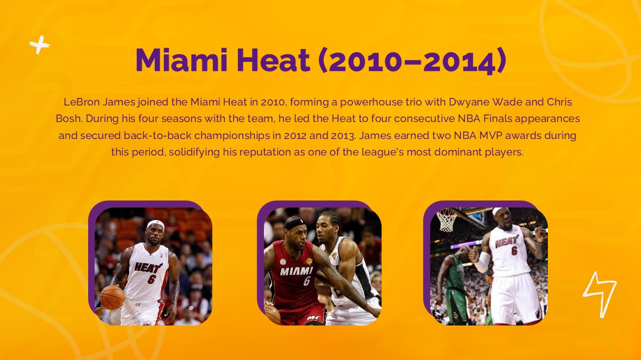 Lebron James Presentation Template 7