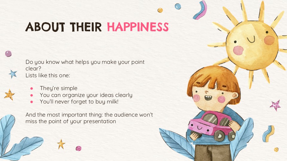 Let's Celebrate Children's Day At School Presentation Theme 7