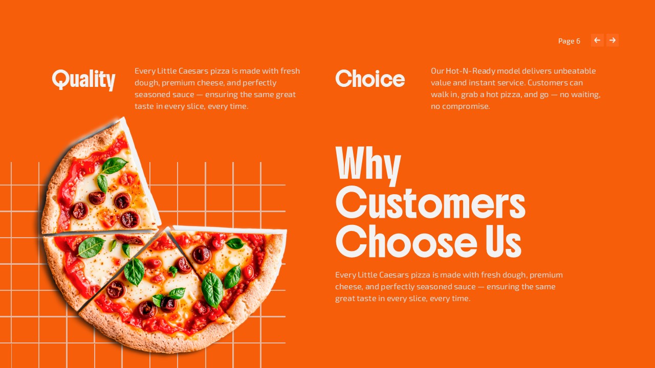 Little Caesars Pizza Powerpoint Template And Google Slides Theme 7
