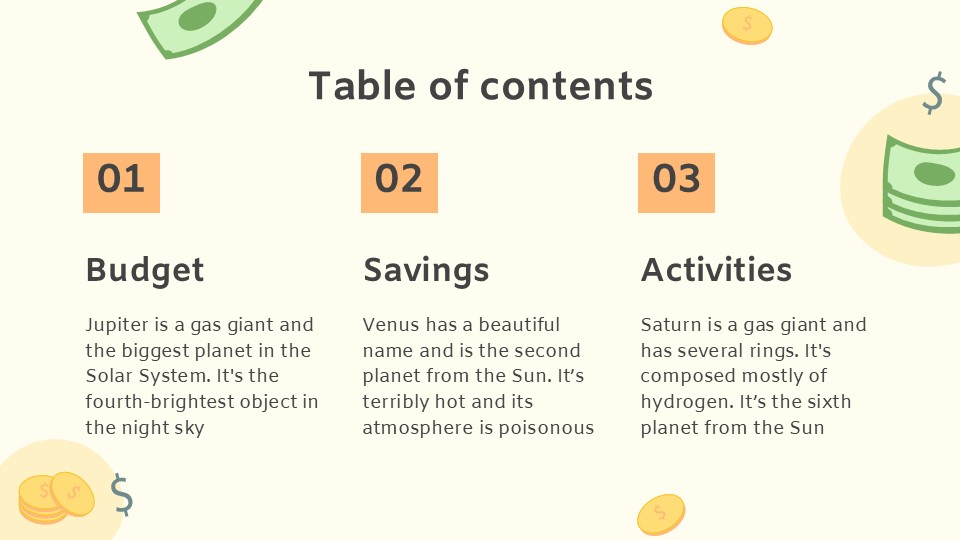 Math Subject Activities For Elementary Presentation Template 2