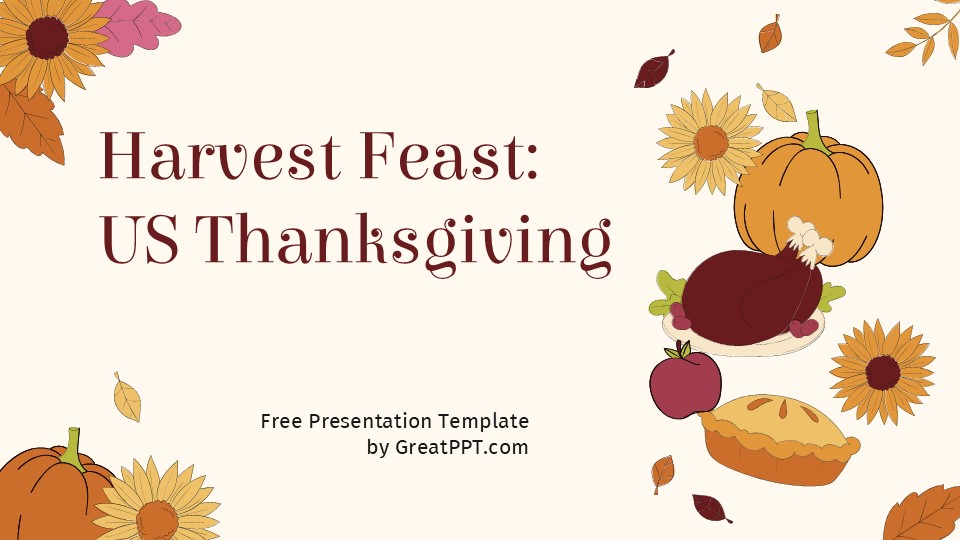 Us Thanksgiving Powerpoint Template 1