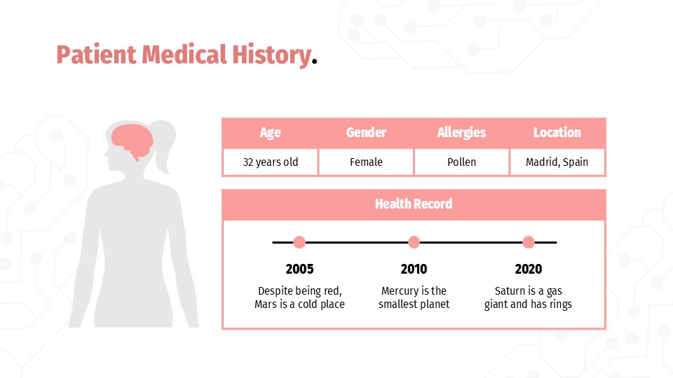 Clinical Case In Neurology Powerpoint Template 9
