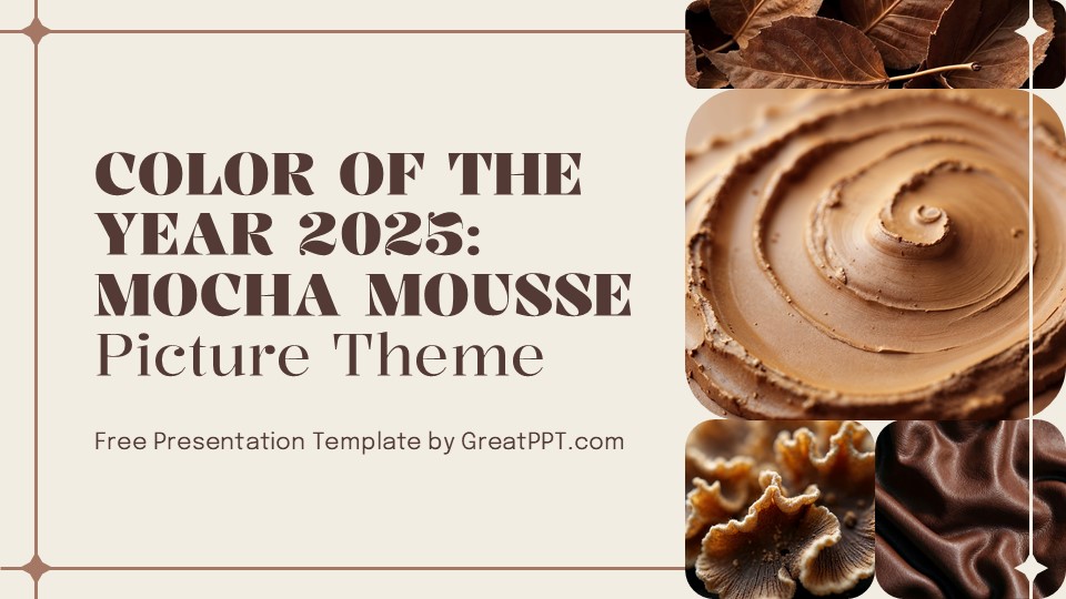 Color Of The Year 2025 Mocha Mousse Picture Theme 1