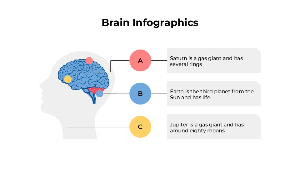 Free Aesthetic Brain Infographics For Powerpoint And Google Slides 5