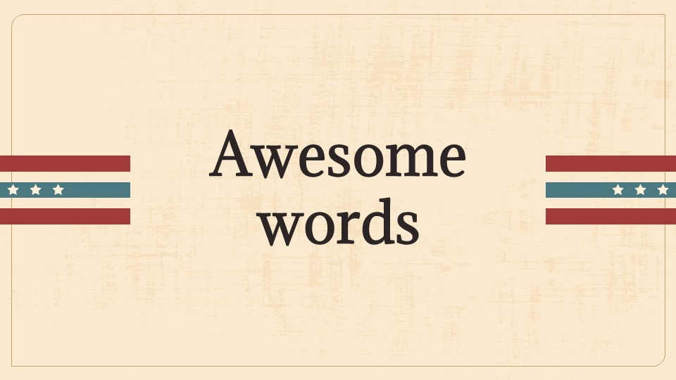 Free American Revolution Presentation Theme 11