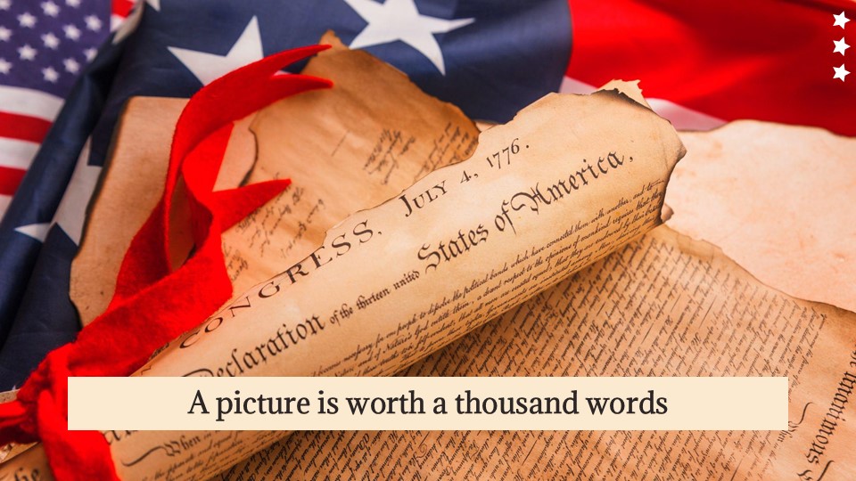 Free American Revolution Presentation Theme 13