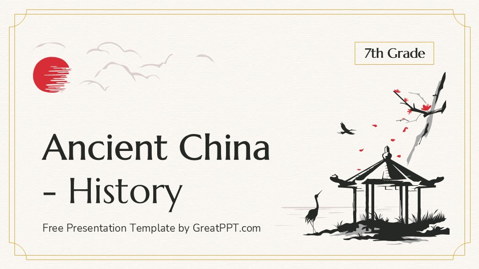Free Ancient China History Presentation Theme 1